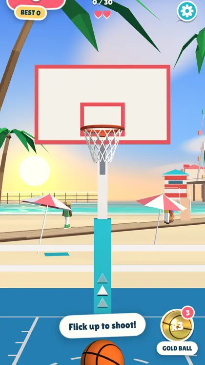 Basketball 3D FRVR gameplay screenshot